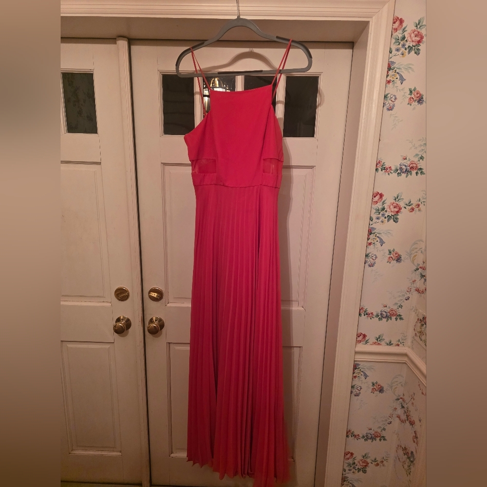 BCBG Red/Orange Maxi Dress Like New!